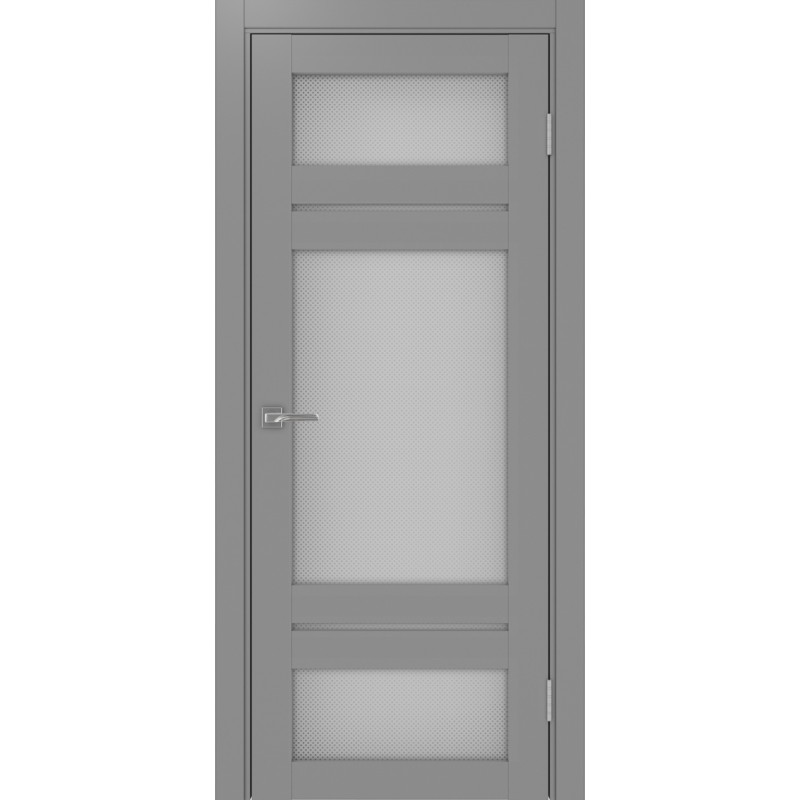 Межкомнатная дверь Турин 532.22222, цвет серый, заполнение Пунта бесцветное, размер 200*80 см.