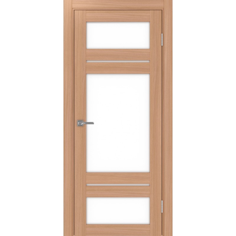 Межкомнатная дверь Турин 532.22222, цвет ясень тёмный, заполнение LACбелый, размер 200*80 см.