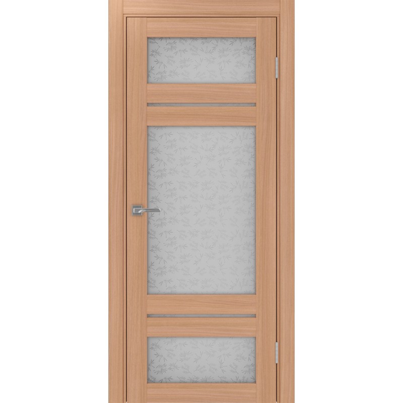 Межкомнатная дверь Турин 532.22222, цвет ясень тёмный, заполнение Дали бесцветное, размер 200*80 см.