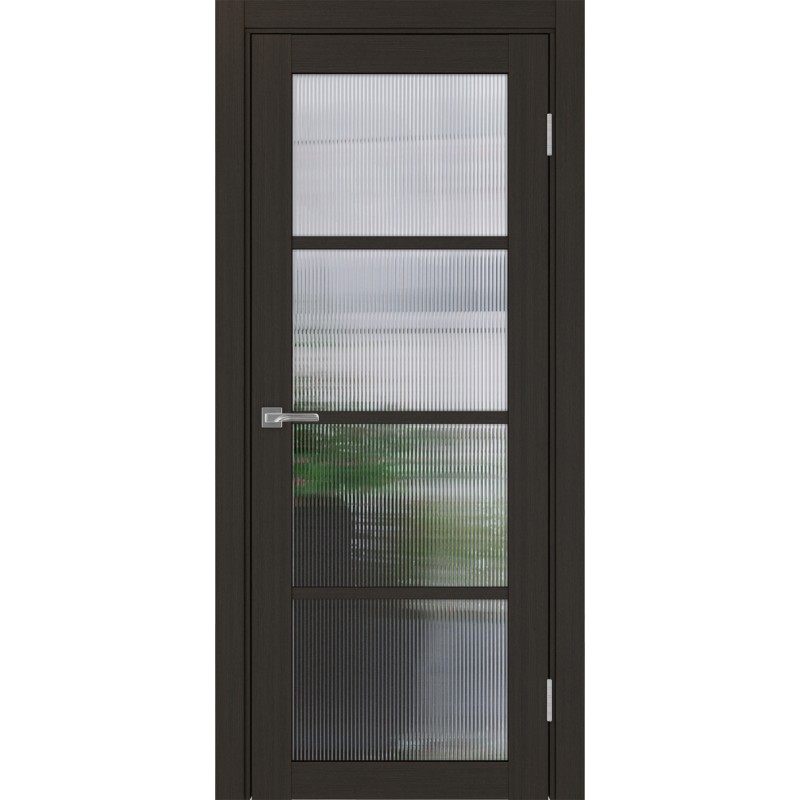 Межкомнатная дверь Турин 540.2222, цвет венге FL, заполнение Мору, размер 200*80 см.