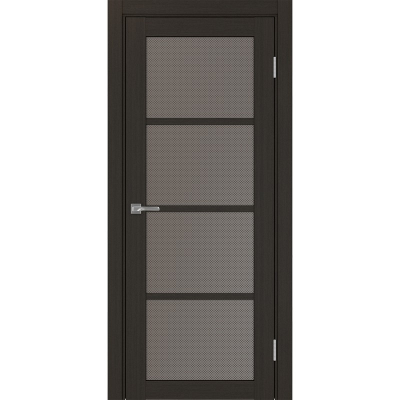 Межкомнатная дверь Турин 540.2222, цвет венге FL, заполнение Пунта бронзовое, размер 200*80 см.