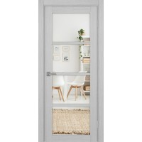 Турин 540.2222, цвет дуб серый FL, заполнение Зеркало/Зеркало, размер 200*80 см.