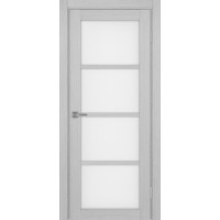 Турин 540.2222, цвет Дуб Серый FL стекло Мателюкс, размер 80*200 см.