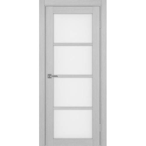 Турин 540.2222, цвет Дуб Серый FL стекло Мателюкс, размер 80*200 см.