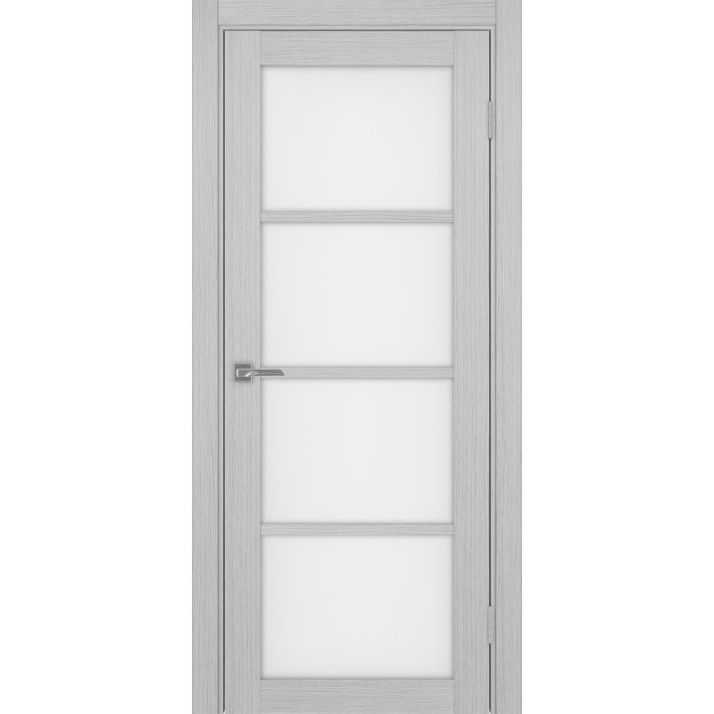 Межкомнатная дверь Турин 540.2222, цвет Дуб Серый FL стекло Мателюкс, размер 80*200 см.