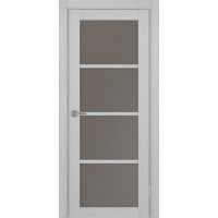 Турин 540.2222, цвет дуб серый FL, заполнение Пунта бронзовое, размер 200*80 см.