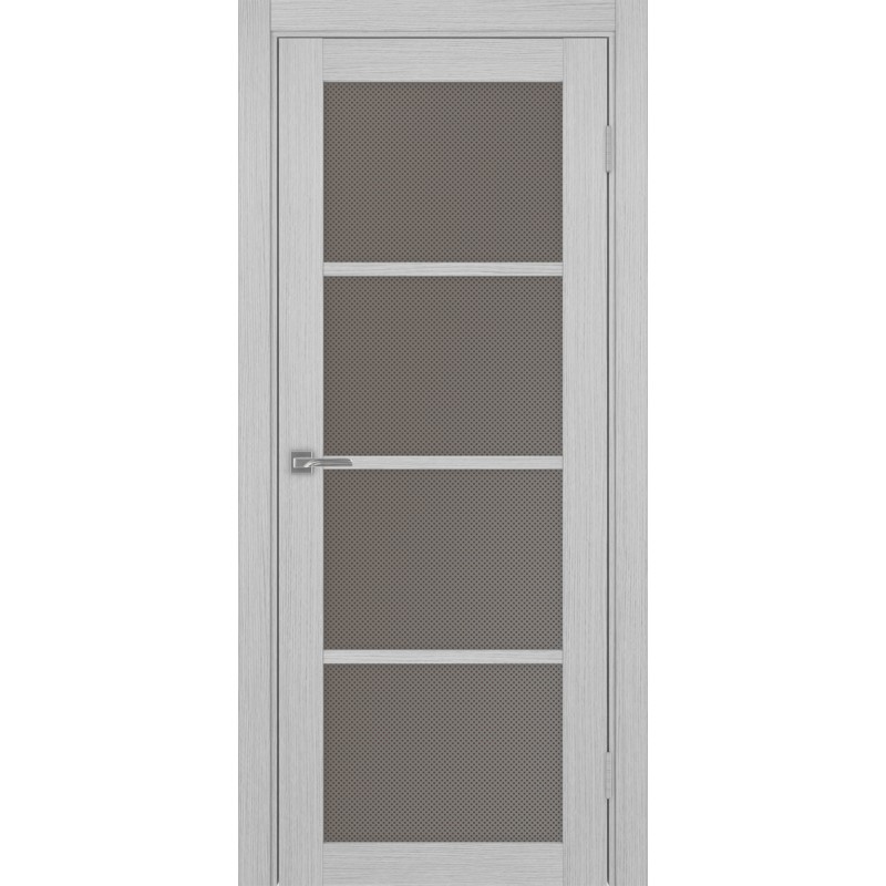 Межкомнатная дверь Турин 540.2222, цвет дуб серый FL, заполнение Пунта бронзовое, размер 200*80 см.