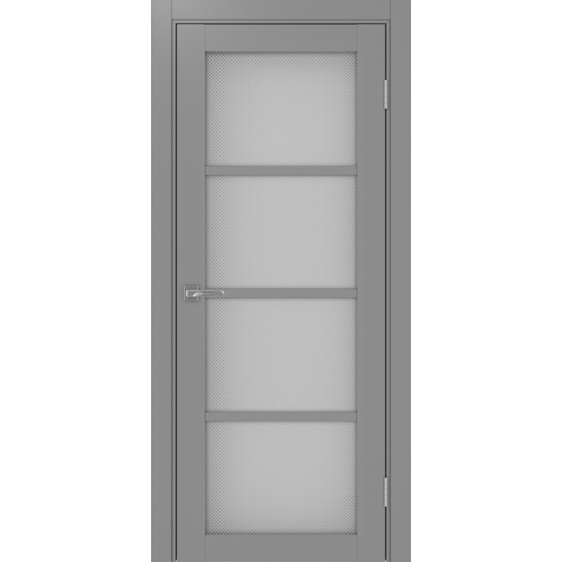 Межкомнатная дверь Турин 540.2222, цвет серый, заполнение Пунта бесцветное, размер 200*80 см.