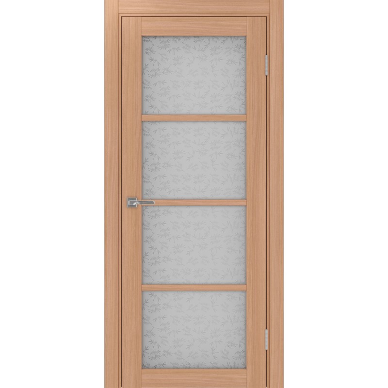 Межкомнатная дверь Турин 540.2222, цвет ясень тёмный, заполнение Дали бесцветное, размер 200*80 см.