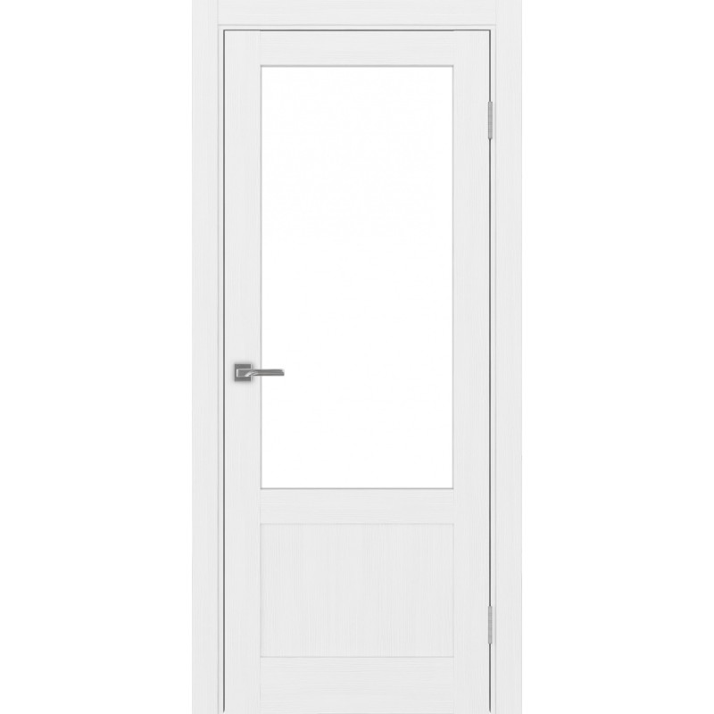 Межкомнатная дверь Турин 540ПФ.21, цвет Белый лёд стекло LACбелый, размер 80*200 см.