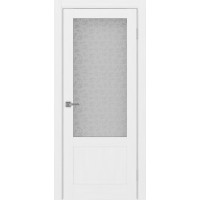 Турин 540ПФ.21, цвет Белый лёд стекло Дали бесцветное, размер 80*200 см.