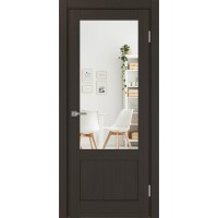 Турин 540ПФ.21, цвет венге FL, заполнение Зеркало/Зеркало, размер 200*80 см.