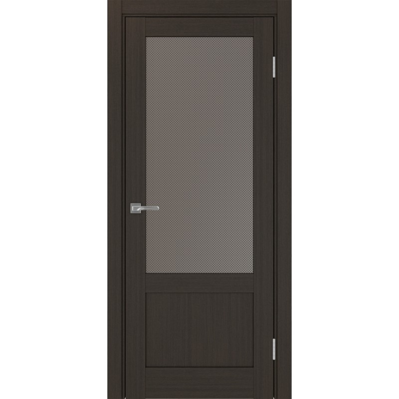 Межкомнатная дверь Турин 540ПФ.21, цвет венге FL, заполнение Пунта бронзовое, размер 200*80 см.