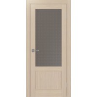 Турин 540ПФ.21, цвет дуб беленый FL, заполнение Пунта бронзовое, размер 200*80 см.