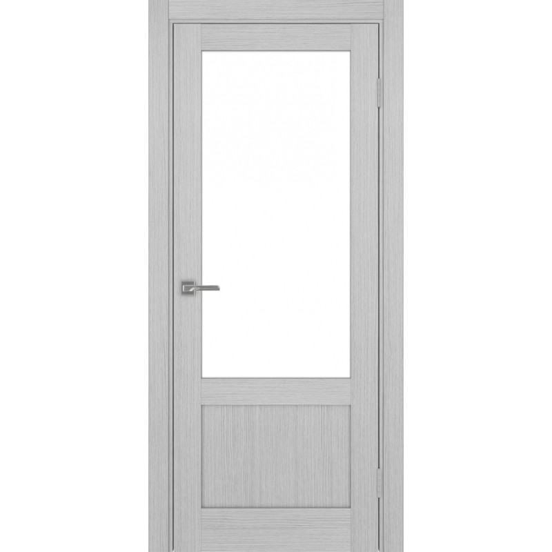 Межкомнатная дверь Турин 540ПФ.21, цвет дуб серый FL, заполнение LACбелый, размер 200*80 см.