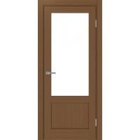 Турин 540ПФ.21, цвет Орех NL стекло LACбелый, размер 80*200 см.