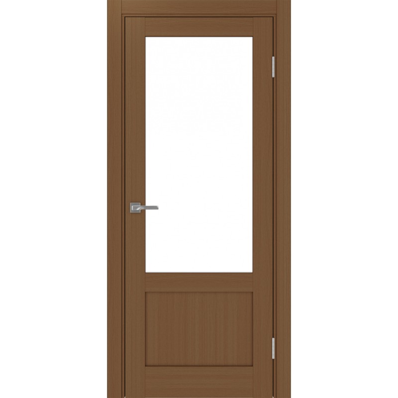 Межкомнатная дверь Турин 540ПФ.21, цвет орех NL, заполнение LACбелый, размер 200*80 см.