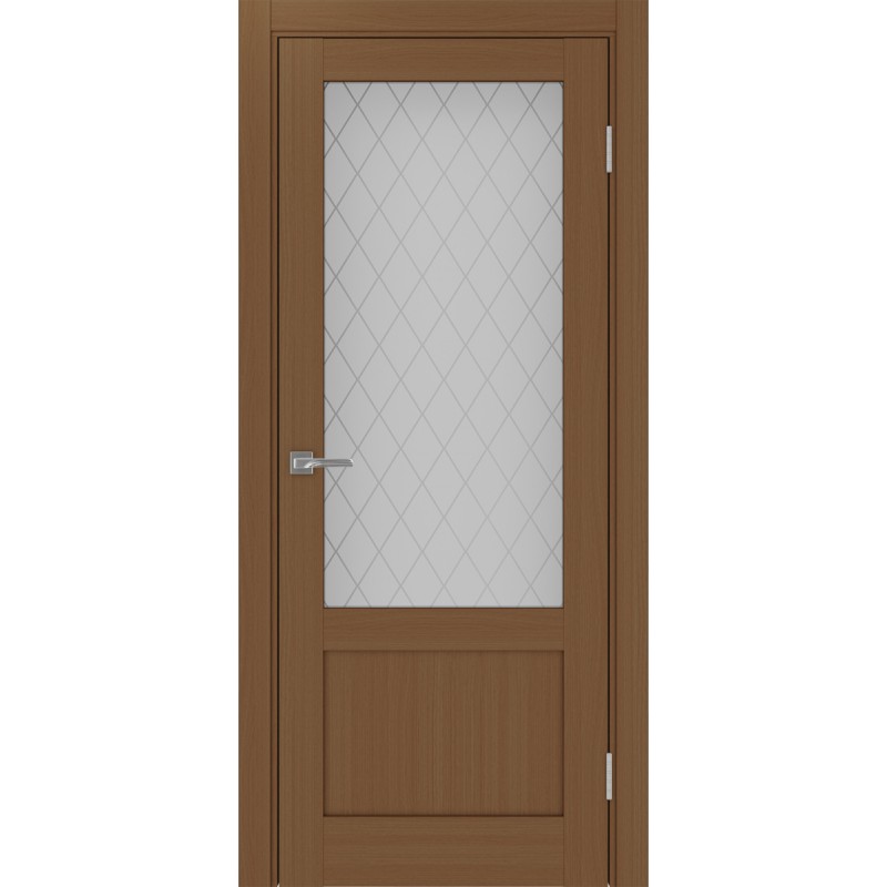 Межкомнатная дверь Турин 540ПФ.21, цвет орех NL, заполнение Кристалл бесцветное, размер 200*80 см.
