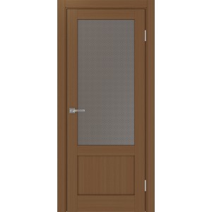 Турин 540ПФ.21, цвет орех NL, стекло Пунта бронзовое, размер 80*200 см.