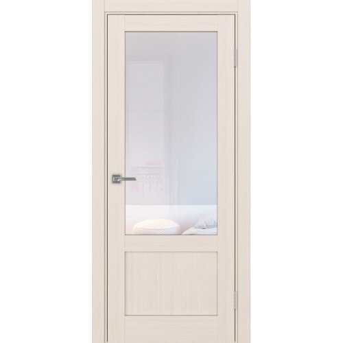 Турин 540ПФ.21, цвет ясень перламутровый, заполнение Прозрачное, размер 200*80 см.