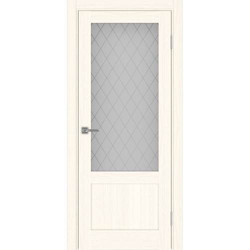 Турин_540ПФ.21, цвет Ясень светлый стекло Кристалл б.цв размер 80*200 см.