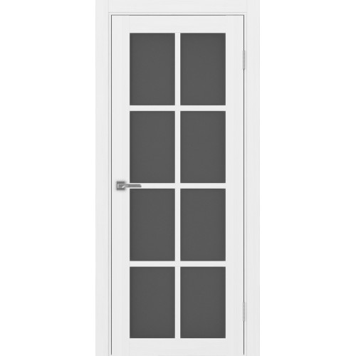 Турин 541.2222, цвет белый лёд, заполнение Графит матовое, размер 200*80 см.