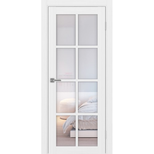 Турин 541.2222, цвет белый лёд, заполнение Прозрачное, размер 200*80 см.