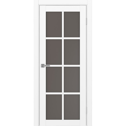 Турин 541.2222, цвет белый снежный, заполнение Бронза матовое, размер 200*80 см.