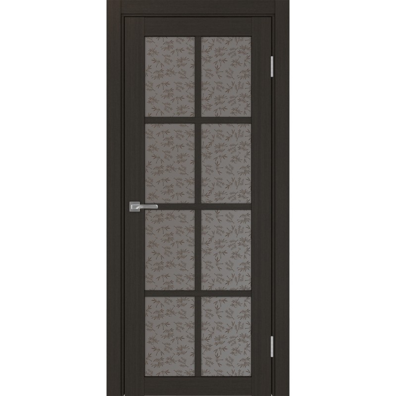 Межкомнатная дверь Турин 541.2222, цвет венге FL, заполнение Дали бронзовое, размер 200*80 см.