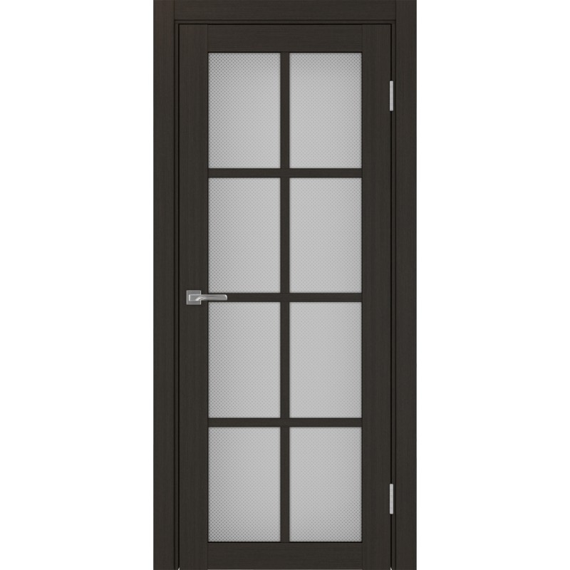 Межкомнатная дверь Турин 541.2222, цвет венге FL, заполнение Пунта бесцветное, размер 200*80 см.