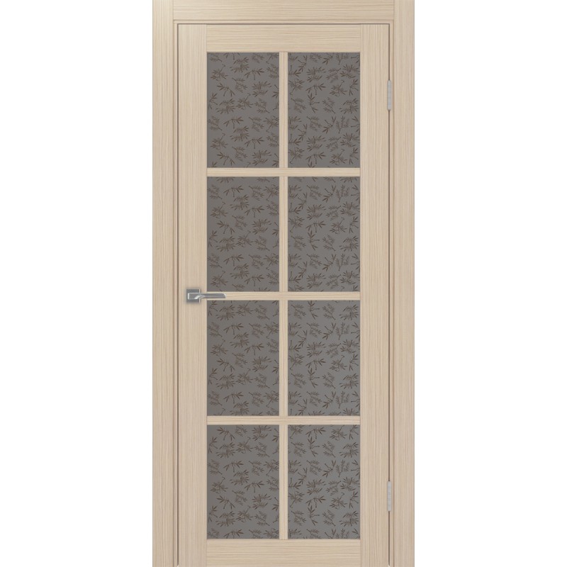 Межкомнатная дверь Турин 541.2222, цвет дуб беленый FL, заполнение Дали бронзовое, размер 200*80 см.