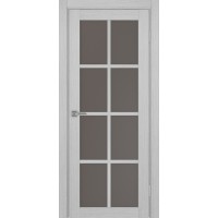 Турин 541.2222, цвет дуб серый FL, заполнение Бронза матовое, размер 200*80 см.