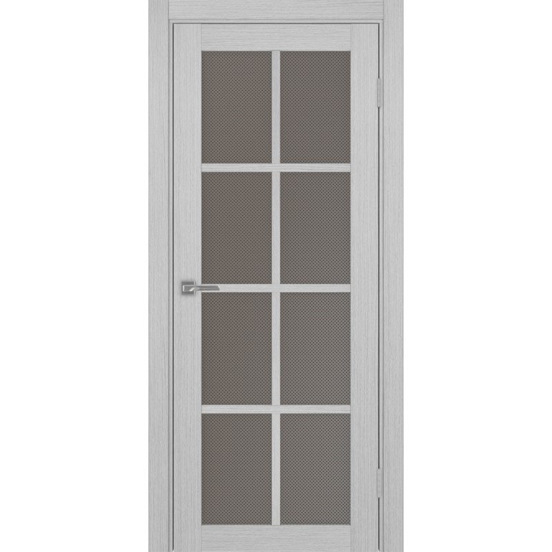 Межкомнатная дверь Турин 541.2222, цвет дуб серый FL, заполнение Пунта бронзовое, размер 200*80 см.