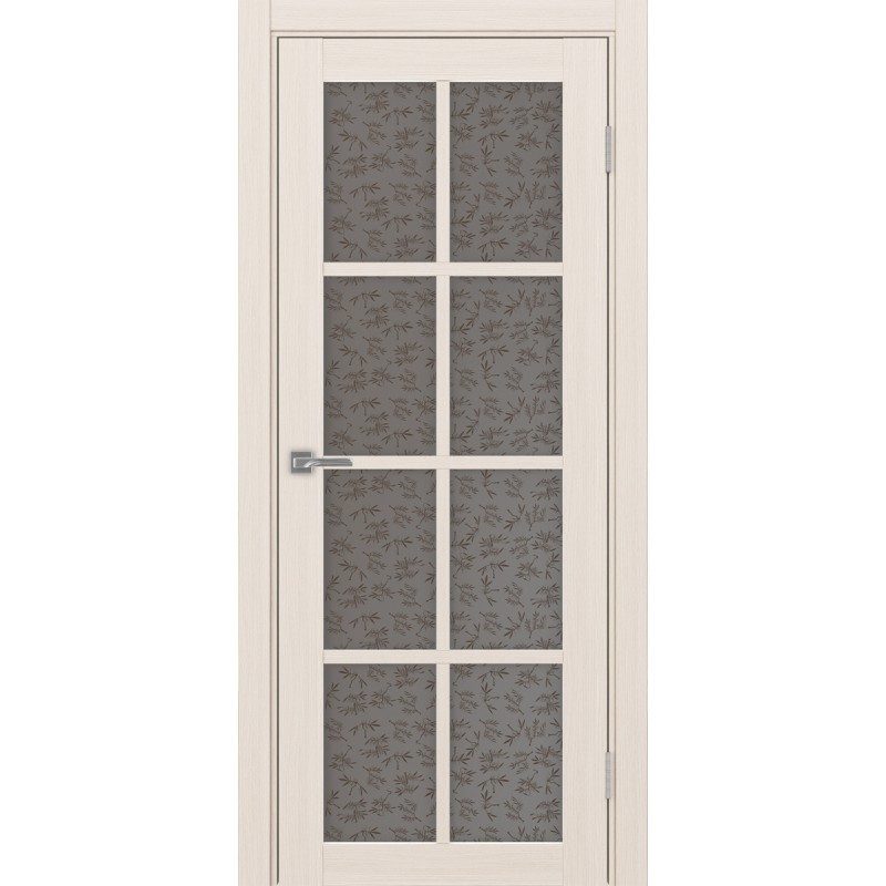 Межкомнатная дверь Турин 541.2222, цвет ясень перламутровый, заполнение Дали бронзовое, размер 200*80 см.