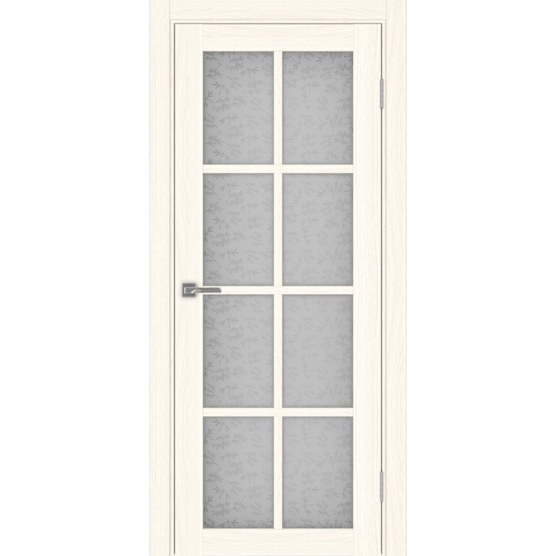 Межкомнатная дверь Турин 541.2222, цвет ясень светлый, заполнение Дали бесцветное, размер 200*80 см.