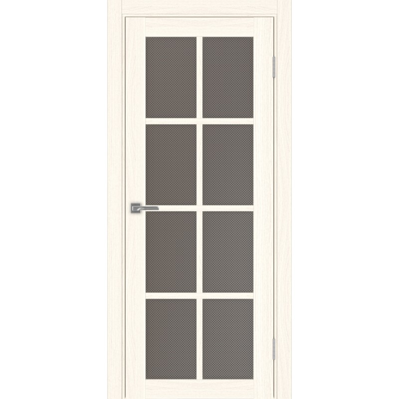 Межкомнатная дверь Турин 541.2222, цвет ясень светлый, заполнение Пунта бронзовое, размер 200*80 см.