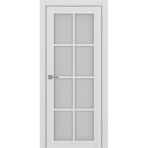 Турин 541.2222, цвет Ясень серебристый стекло Мателюкс, размер 80*200 см.