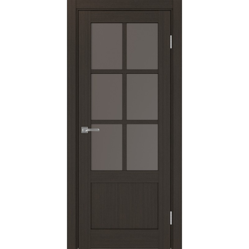 Межкомнатная дверь Турин 541ПФ.2221, цвет Венге FL стекло Бронза матовое, размер 80*200 см.