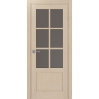 Турин 541ПФ.2221, цвет Дуб беленый FL стекло Бронза матовое, размер 80*200 см.