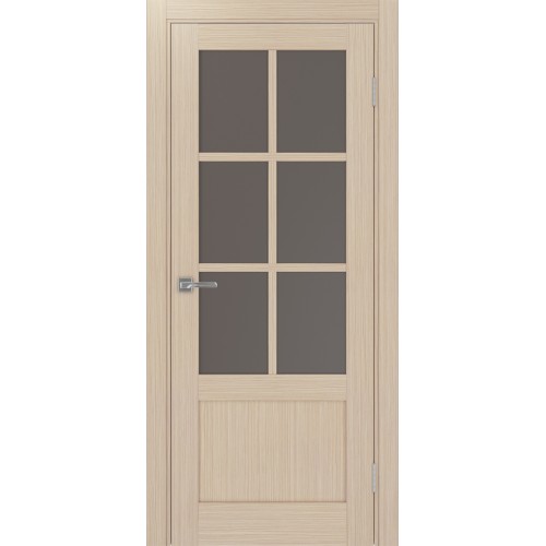 Турин 541ПФ.2221, цвет Дуб беленый FL стекло Бронза матовое, размер 80*200 см.