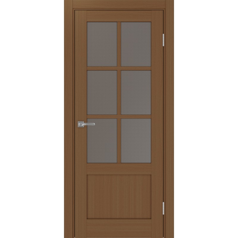 Межкомнатная дверь Турин 541ПФ.2221, цвет орех NL, заполнение Пунта бронзовое, размер 200*80 см.