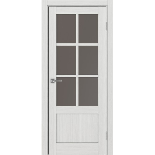 Турин 541ПФ.2221, цвет Ясень серебристый стекло Бронза матовое, размер 80*200 см.