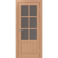 Турин_541ПФ.2221, цвет Ясень тёмный стекло Бронза матовое, размер 80*200 см.