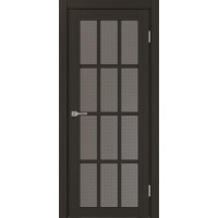 Турин 542.2222, цвет венге FL, заполнение Пунта бронзовое, размер 200*80 см.