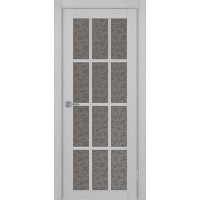 Турин 542.2222, цвет дуб серый FL, заполнение Дали бронзовое, размер 200*80 см.