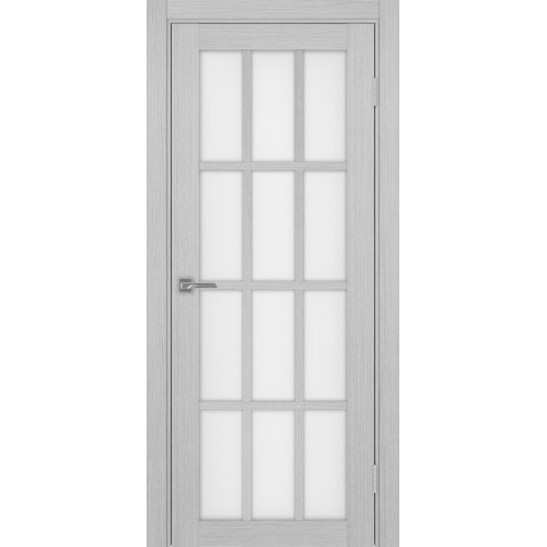 Турин 542.2222, цвет Дуб Серый FL стекло Мателюкс, размер 80*200 см.