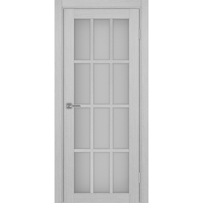 Межкомнатная дверь Турин 542.2222, цвет дуб серый FL, заполнение Пунта бесцветное, размер 200*80 см.