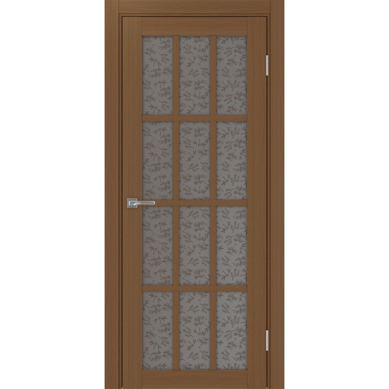 Межкомнатная дверь Турин 542.2222, цвет орех NL, заполнение Дали бронзовое, размер 200*80 см.