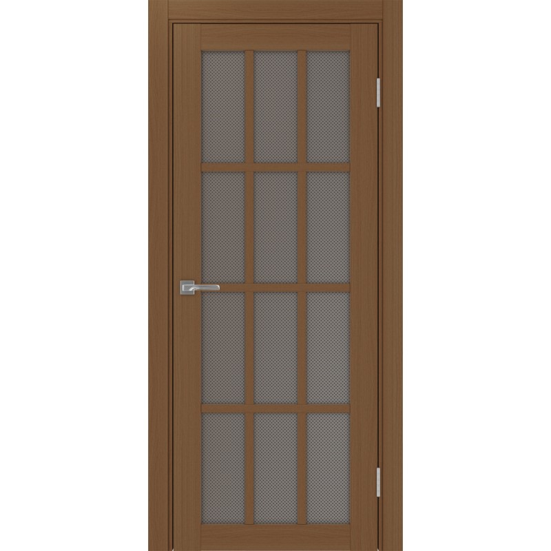 Межкомнатная дверь Турин 542.2222, цвет орех NL, заполнение Пунта бронзовое, размер 200*80 см.