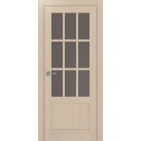 Турин 542ПФ.2221, цвет Дуб беленый FL стекло Бронза матовое, размер 80*200 см.